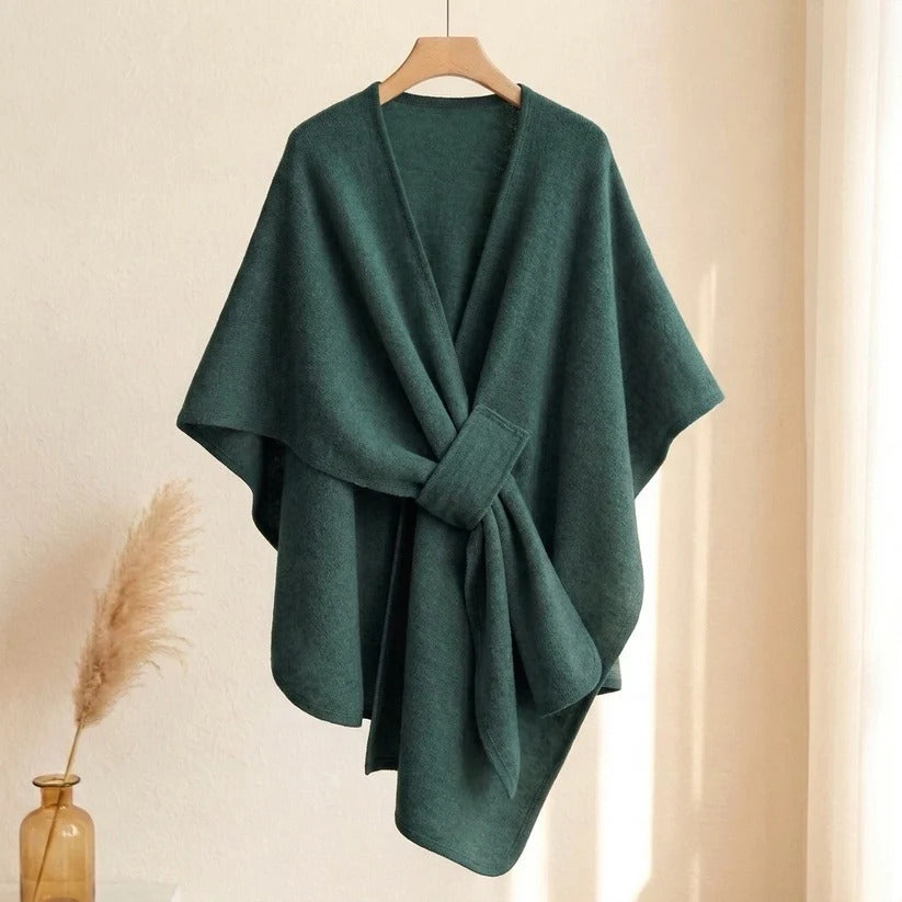 Stugans Poncho i Skogsgrön
